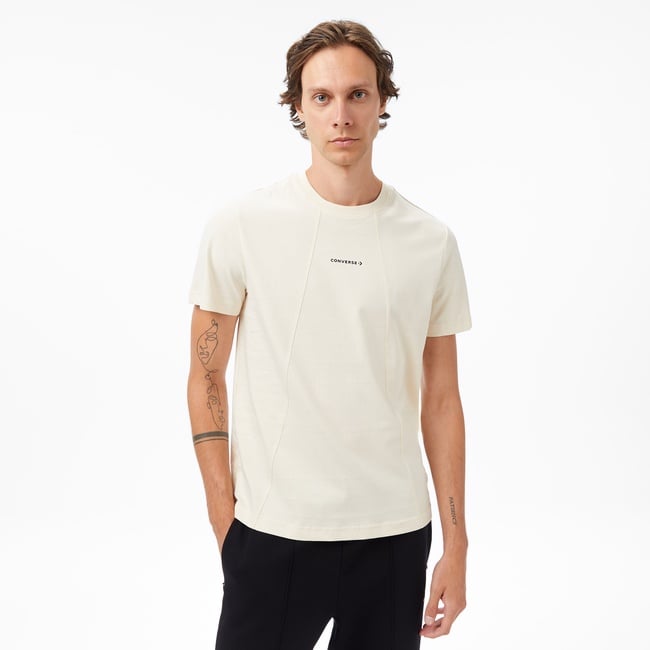  Converse Erkek Krem T-Shirt
