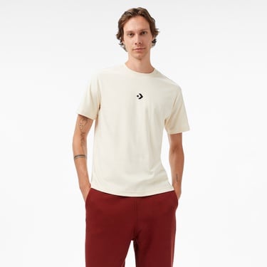  Converse Erkek Krem T-Shirt