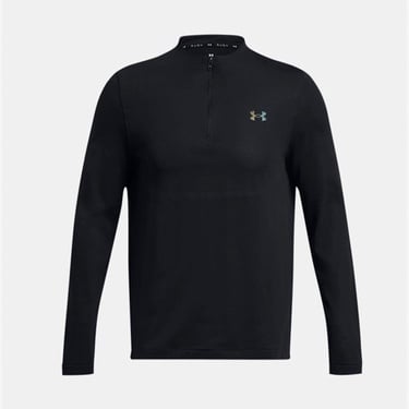  Under Armour Vanish Elite Seamless 1/4 Zp Erkek Siyah Sweatshirt
