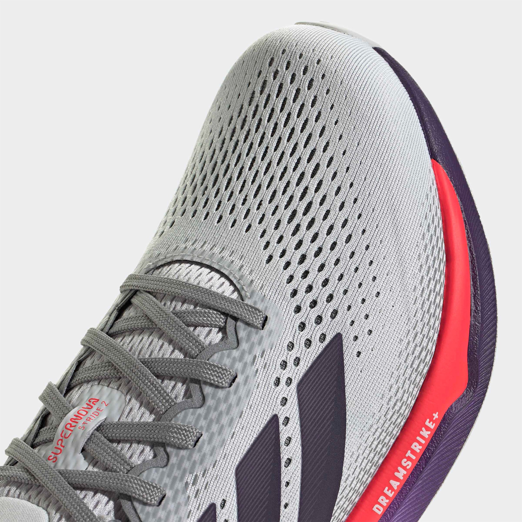 adidas Supernova Stride 2 Erkek Gri Koşu Ayakkabısı