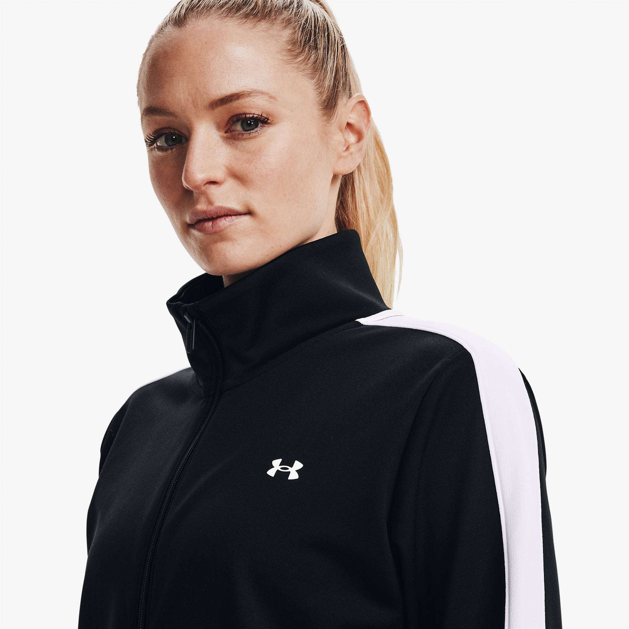 Under Armour Tricot Kadın Siyah Eşofman Takımı