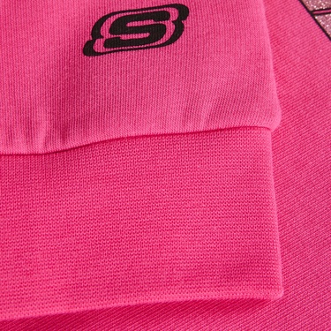  Skechers Heavy Weight Fleece Çocuk Pembe Günlük Eşofman Takımı