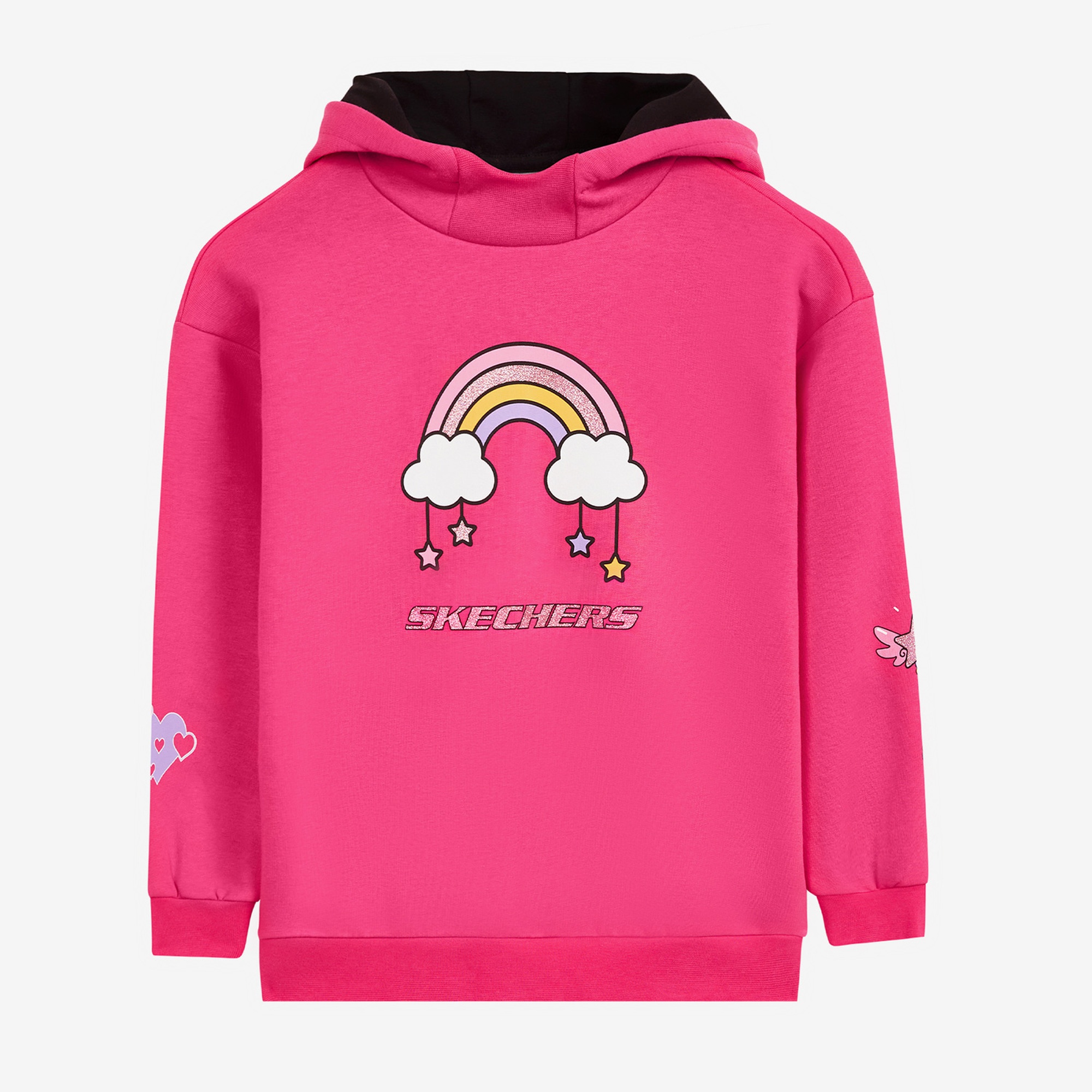 Skechers Heavy Weight Fleece Çocuk Pembe Günlük Eşofman Takımı