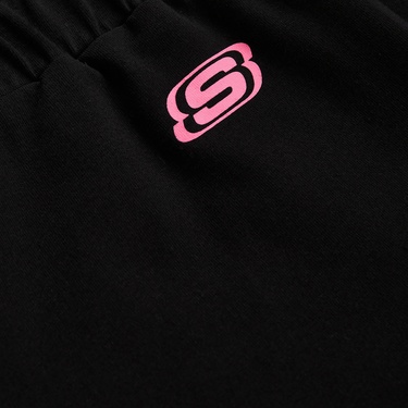  Skechers Heavy Weight Fleece Çocuk Pembe Günlük Eşofman Takımı