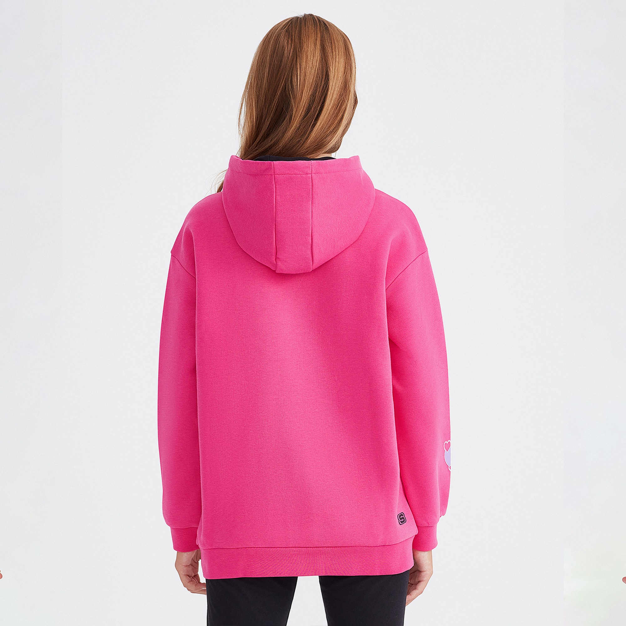 Skechers Heavy Weight Fleece Çocuk Pembe Günlük Eşofman Takımı