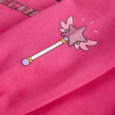  Skechers Heavy Weight Fleece Çocuk Pembe Günlük Eşofman Takımı