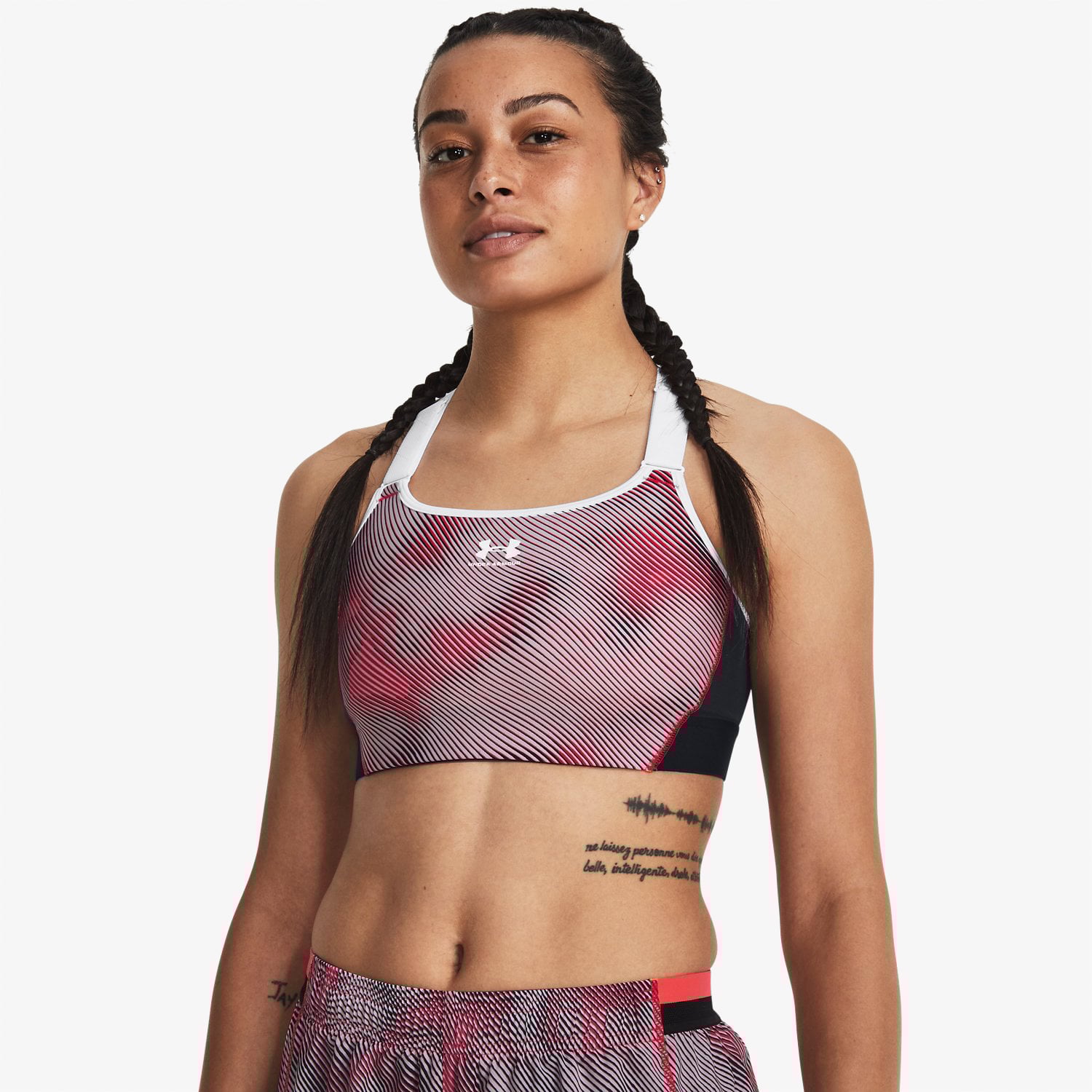  Under Armour Armour High Kadın Pembe Antrenman Bra
