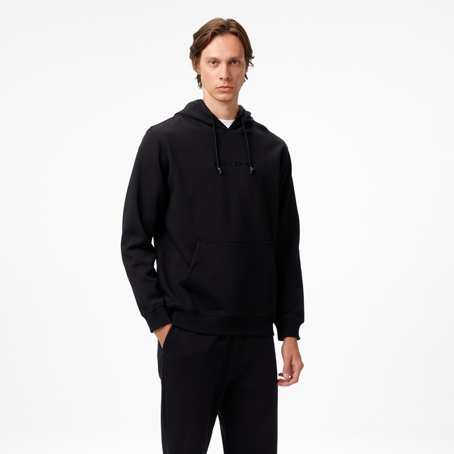  UNITED4 Erkek Siyah Hoodie