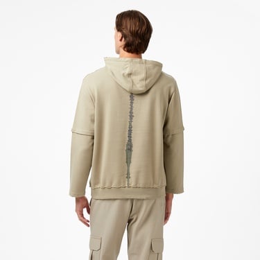  UNITED4 Erkek Vizon Hoodie