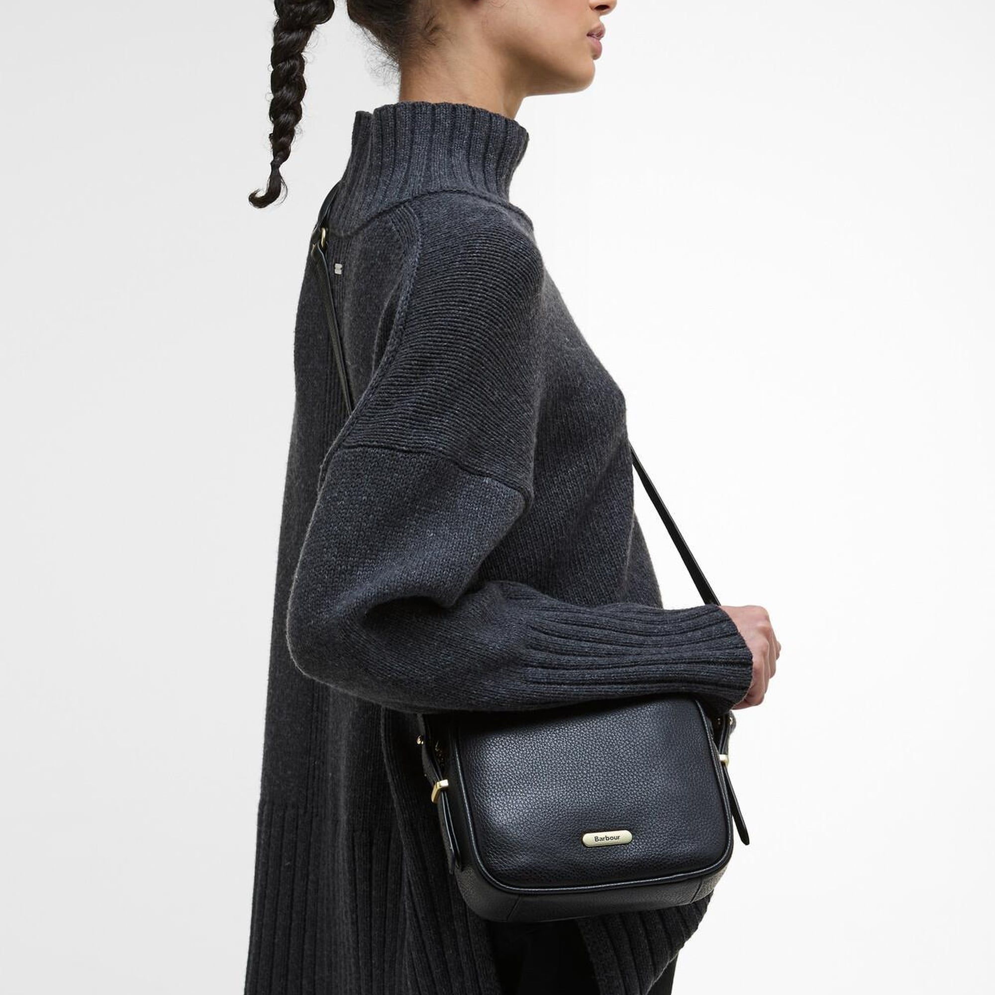 Barbour Daphne Deri Çapraz Çanta