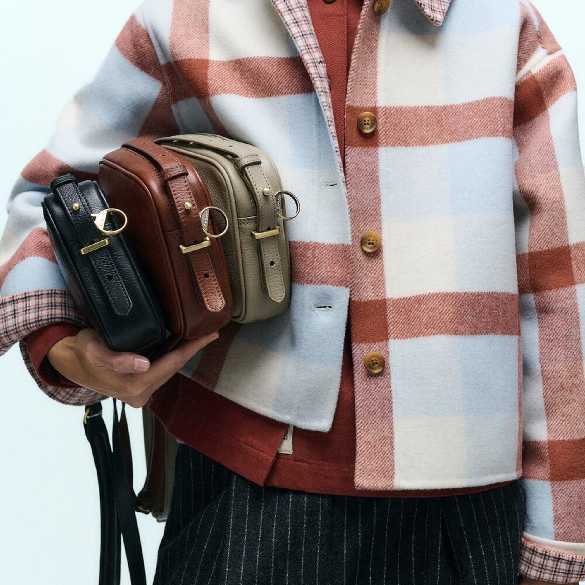 Barbour Daphne Deri Çapraz Çanta