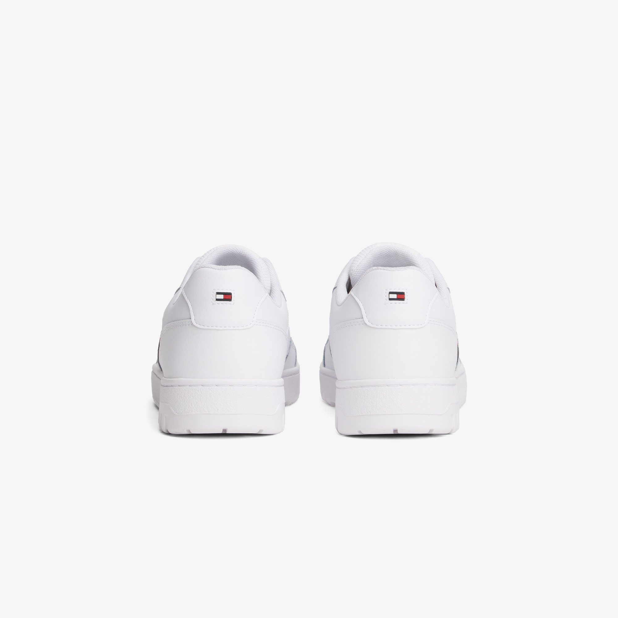 Tommy Hilfiger Basket Core Stripes Erkek Beyaz Sneaker