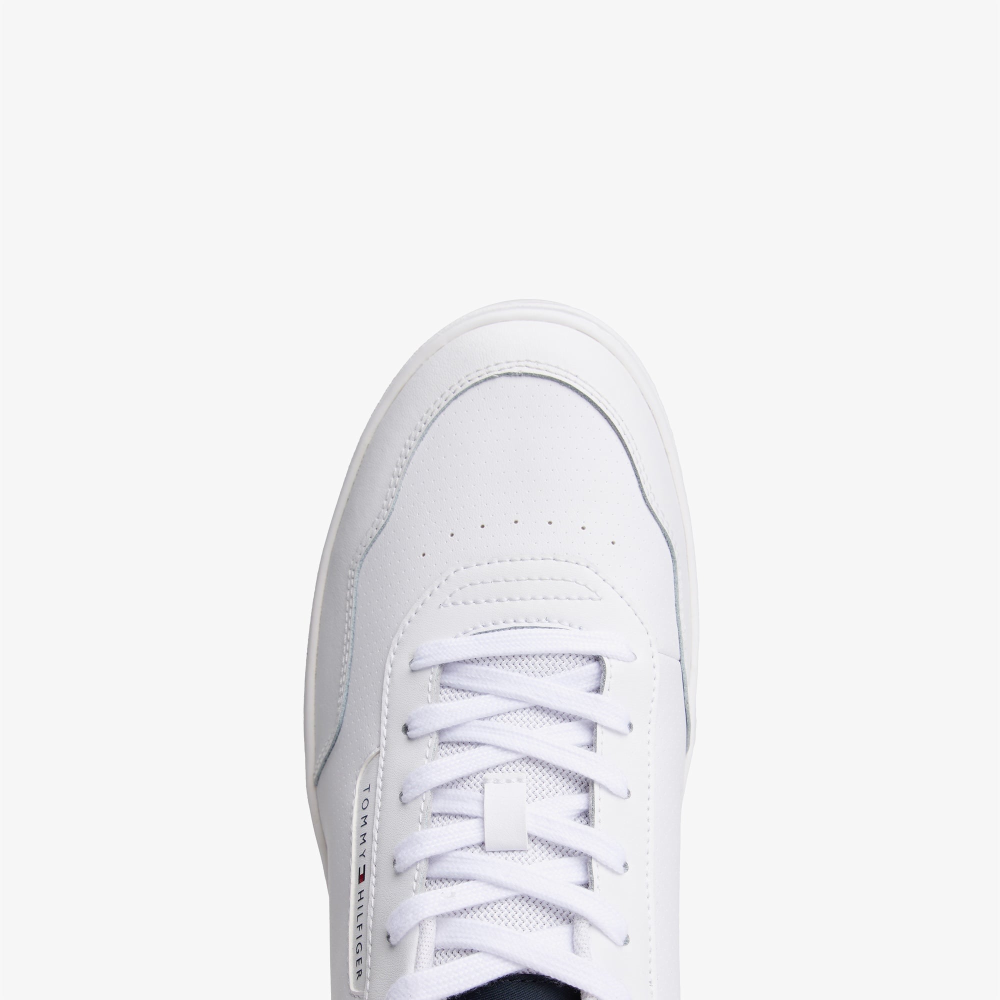 Tommy Hilfiger Basket Core Stripes Erkek Beyaz Sneaker