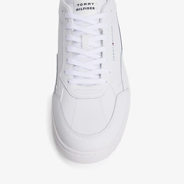  Tommy Hilfiger Basket Core Stripes Erkek Beyaz Sneaker