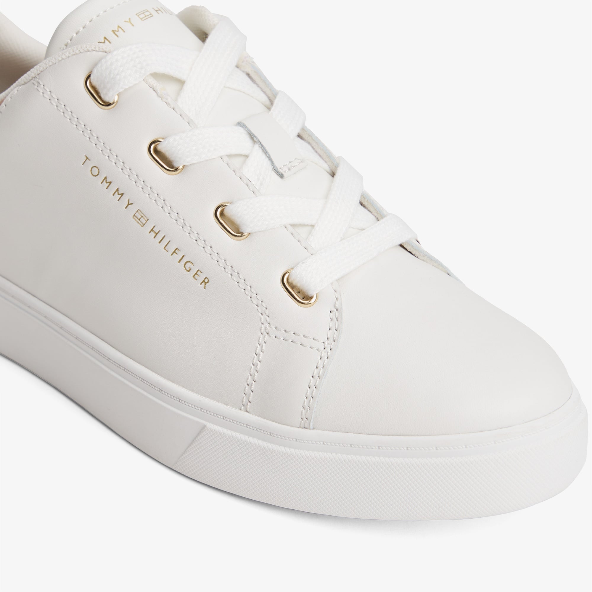 Tommy Hilfiger Casual Cupsole Kadın Beyaz Sneaker