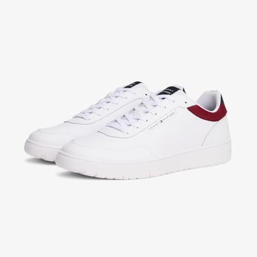  Tommy Hilfiger Basket Core Erkek Beyaz Sneaker