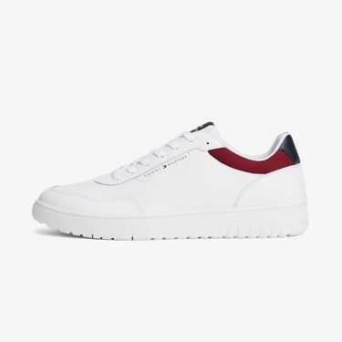  Tommy Hilfiger Basket Core Erkek Beyaz Sneaker