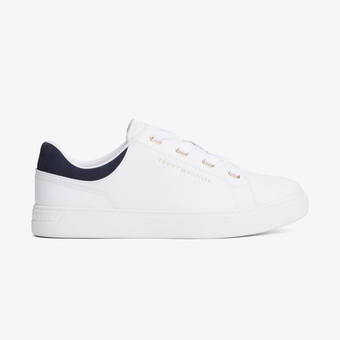  Tommy Hilfiger Casual Cupsole Kadın Beyaz Sneaker
