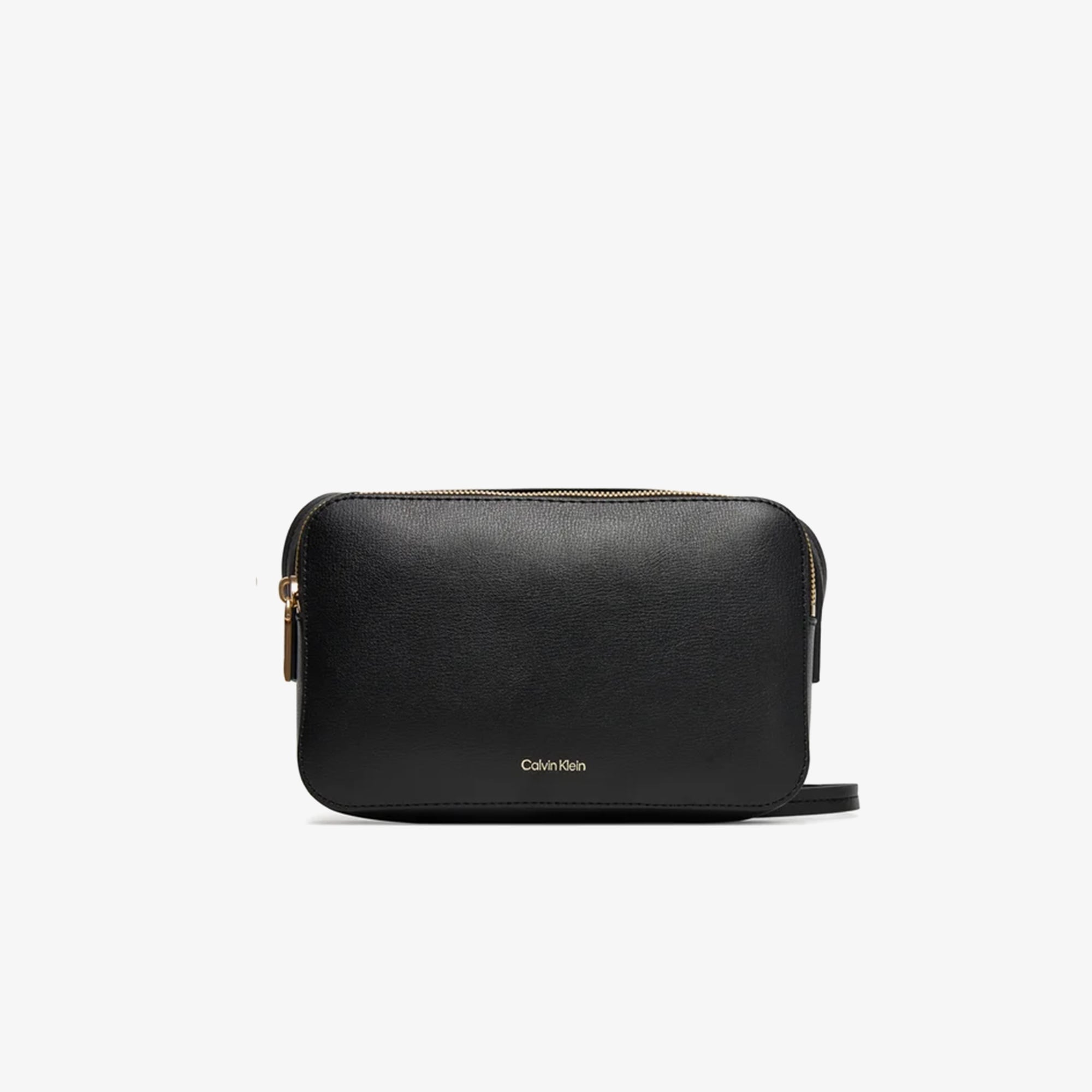 Calvin Klein Foil Logo Elongated Camera Kadın Siyah El Çantası