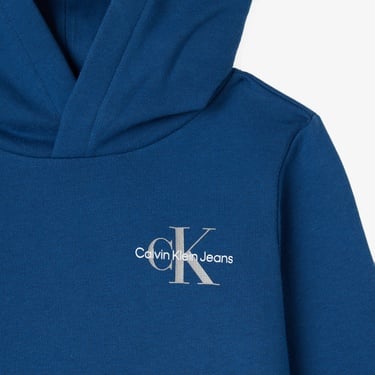  Calvin Klein Small Monogram Çocuk Mavi Sweatshirt