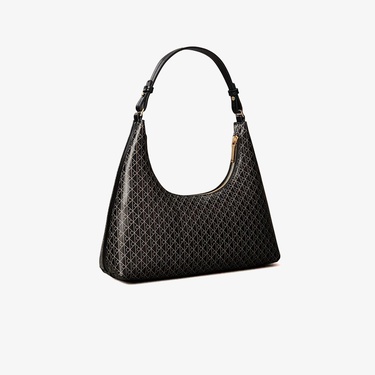  Calvin Klein Emblem Kadın Siyah El Çantası