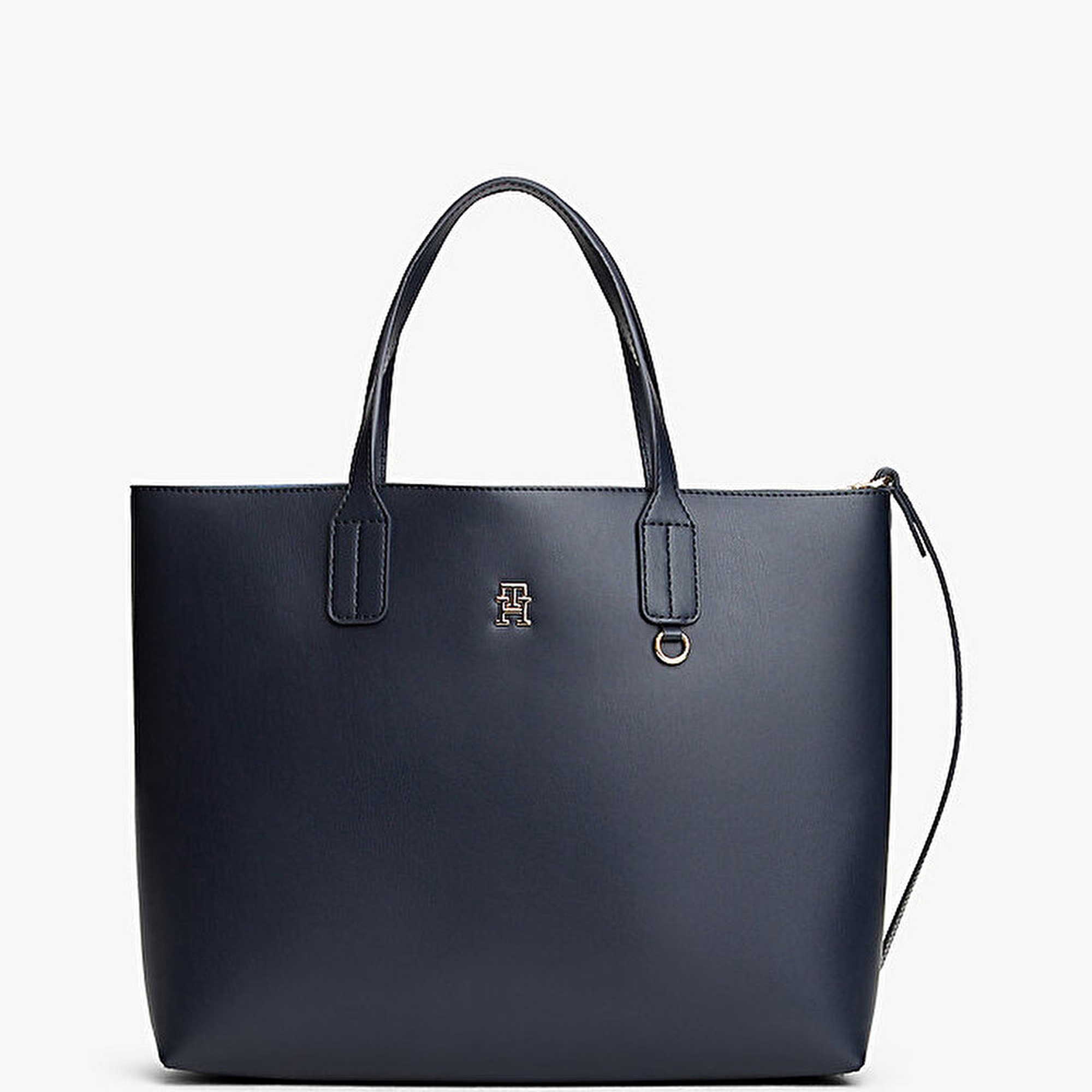 Tommy Hilfiger İcon Satchel Kadın Mavi El Çantası