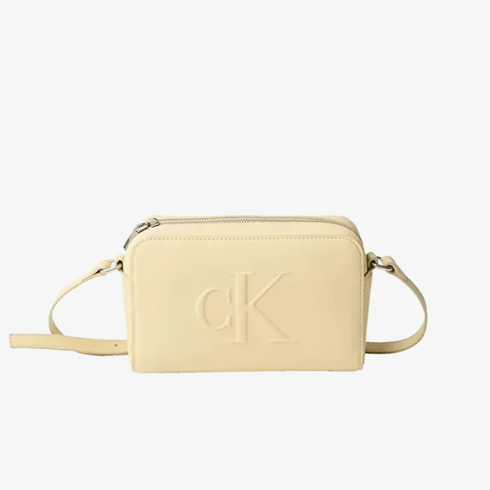  Calvin Klein Sculpted Kadın Beyaz El Çantası