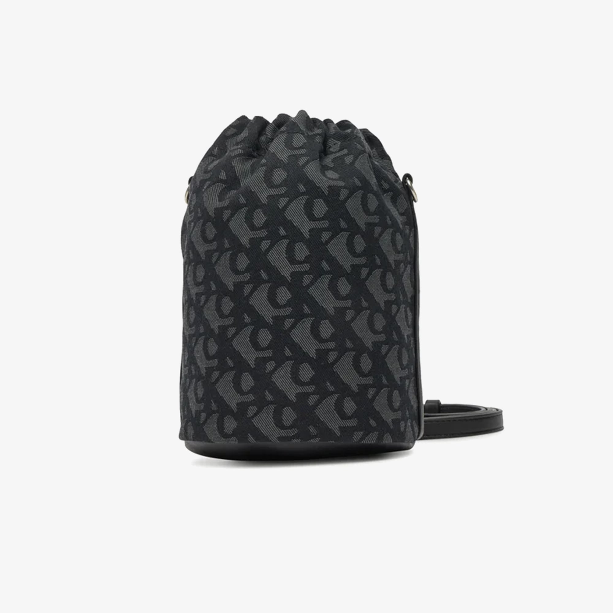  Calvin Klein Monogram Bucket Kadın Siyah El Çantası