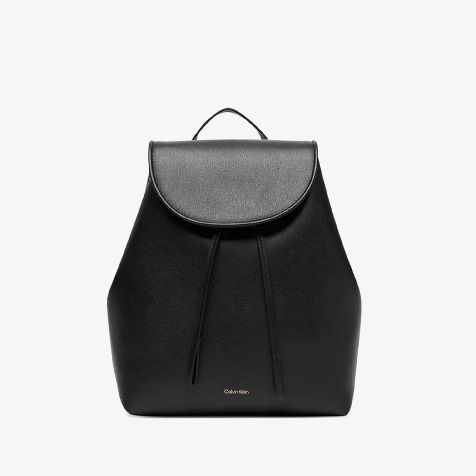  Calvin Klein Foil Logo Flap Kadın Siyah Sırt Çantası