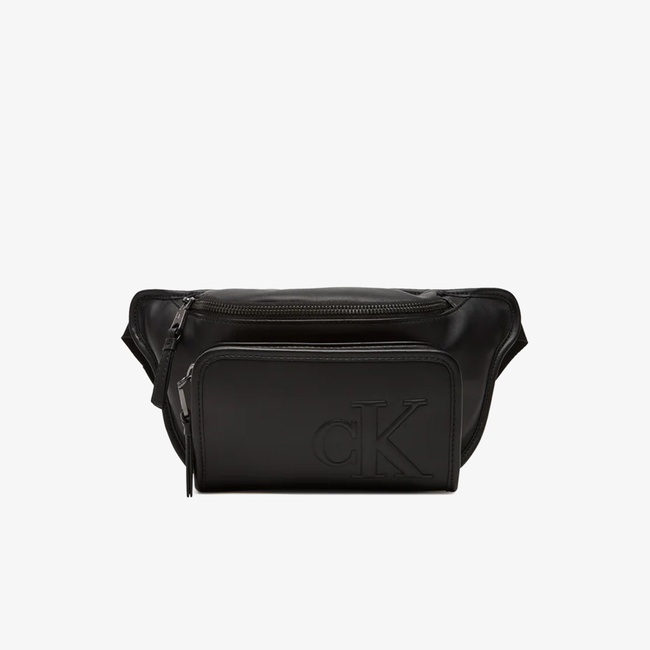  Calvin Klein Sculpted Impression Erkek Siyah Bel Çantası