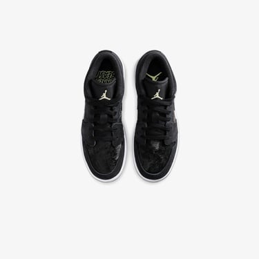  Jordan Air 1 Low Genç Çocuk Siyah Spor Ayakkabı