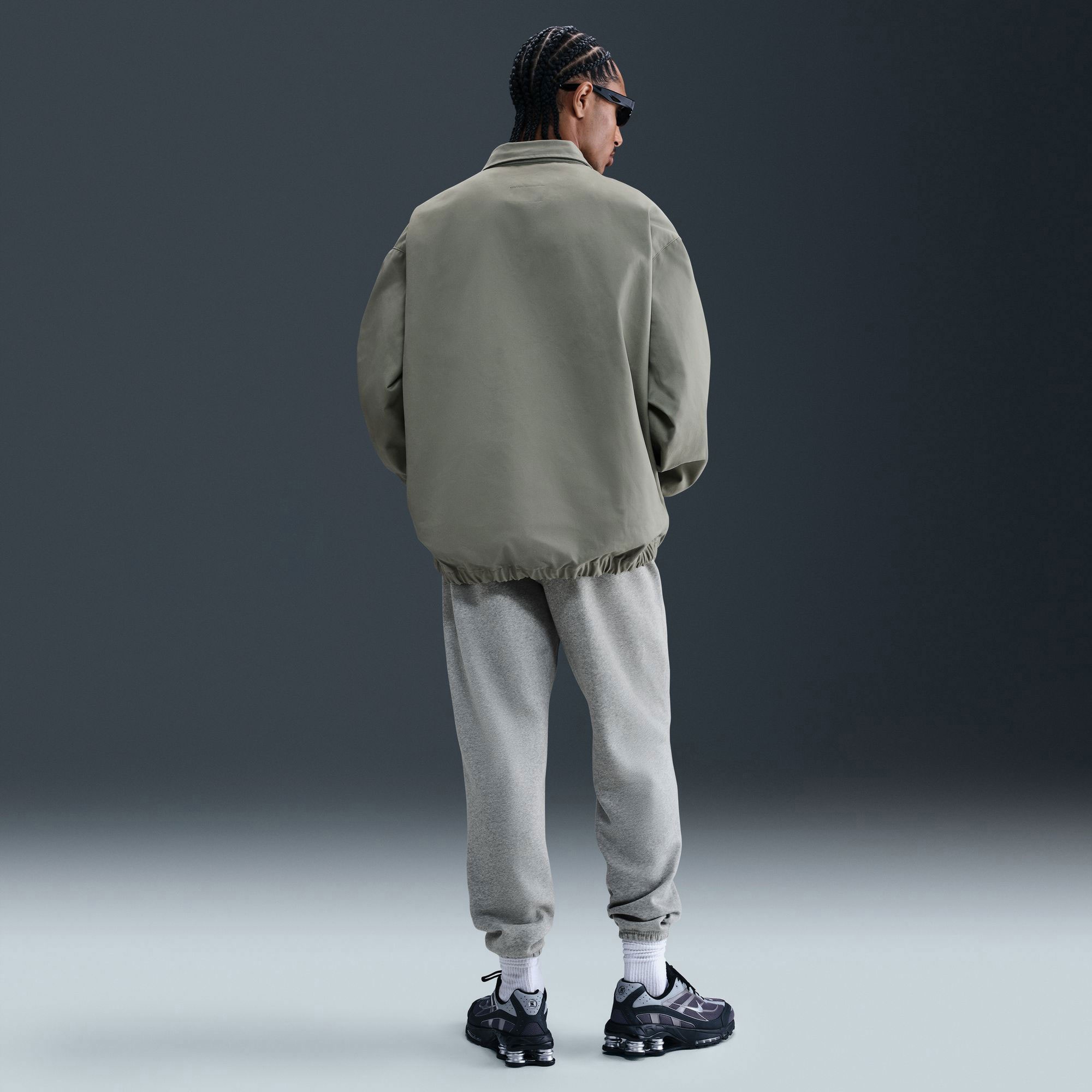 Nike Club Cuffed Brushed Erkek Gri Eşofman Altı