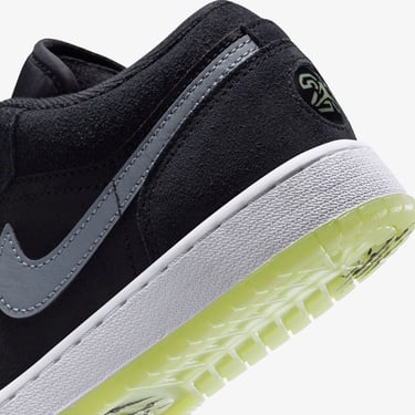  Jordan Air 1 Low Genç Çocuk Siyah Spor Ayakkabı