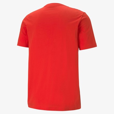  Puma Essential Erkek Kırmızı Günlük T-Shirt