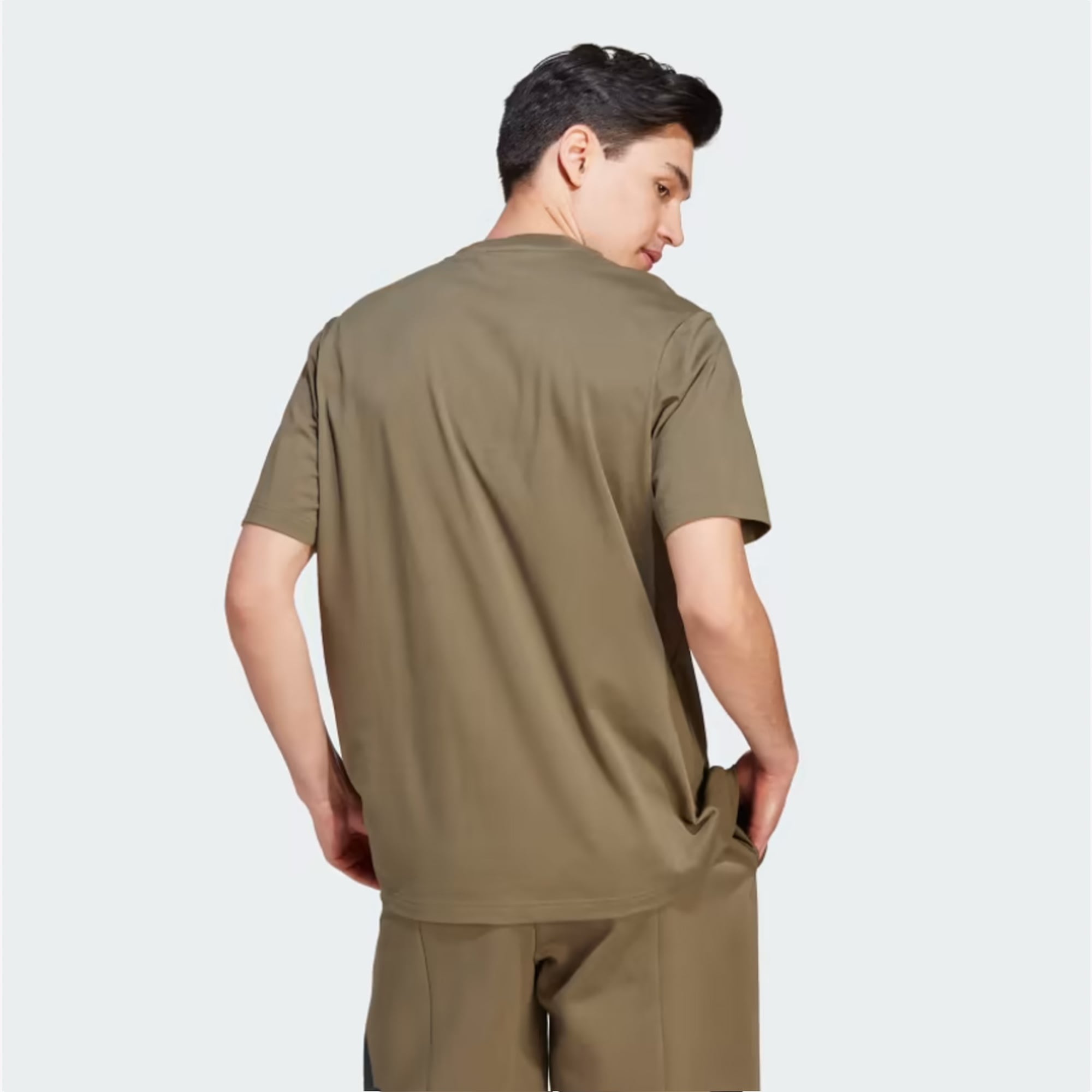 adidas Future Icons Badge of Sport Bomber Erkek Yeşil Günlük T-Shirt