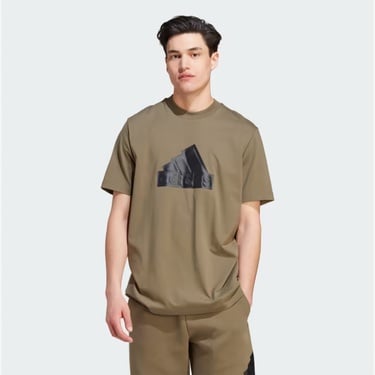  adidas Future Icons Badge of Sport Bomber Erkek Yeşil Günlük T-Shirt