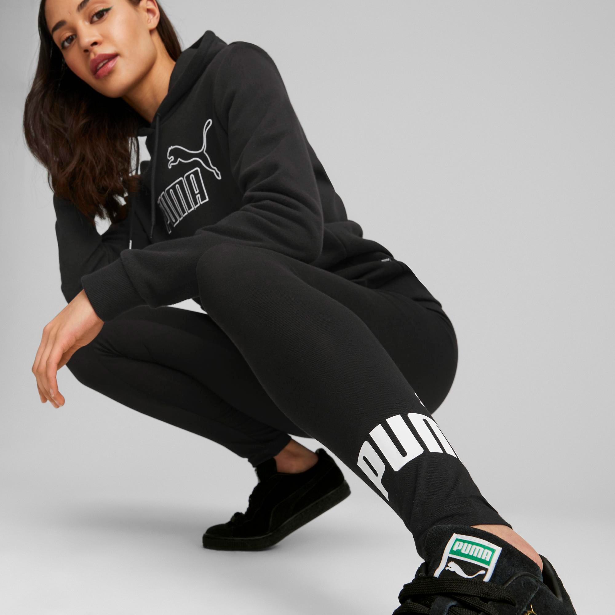 Puma ESS Logo Leggings Kadın Siyah Günlük Tayt