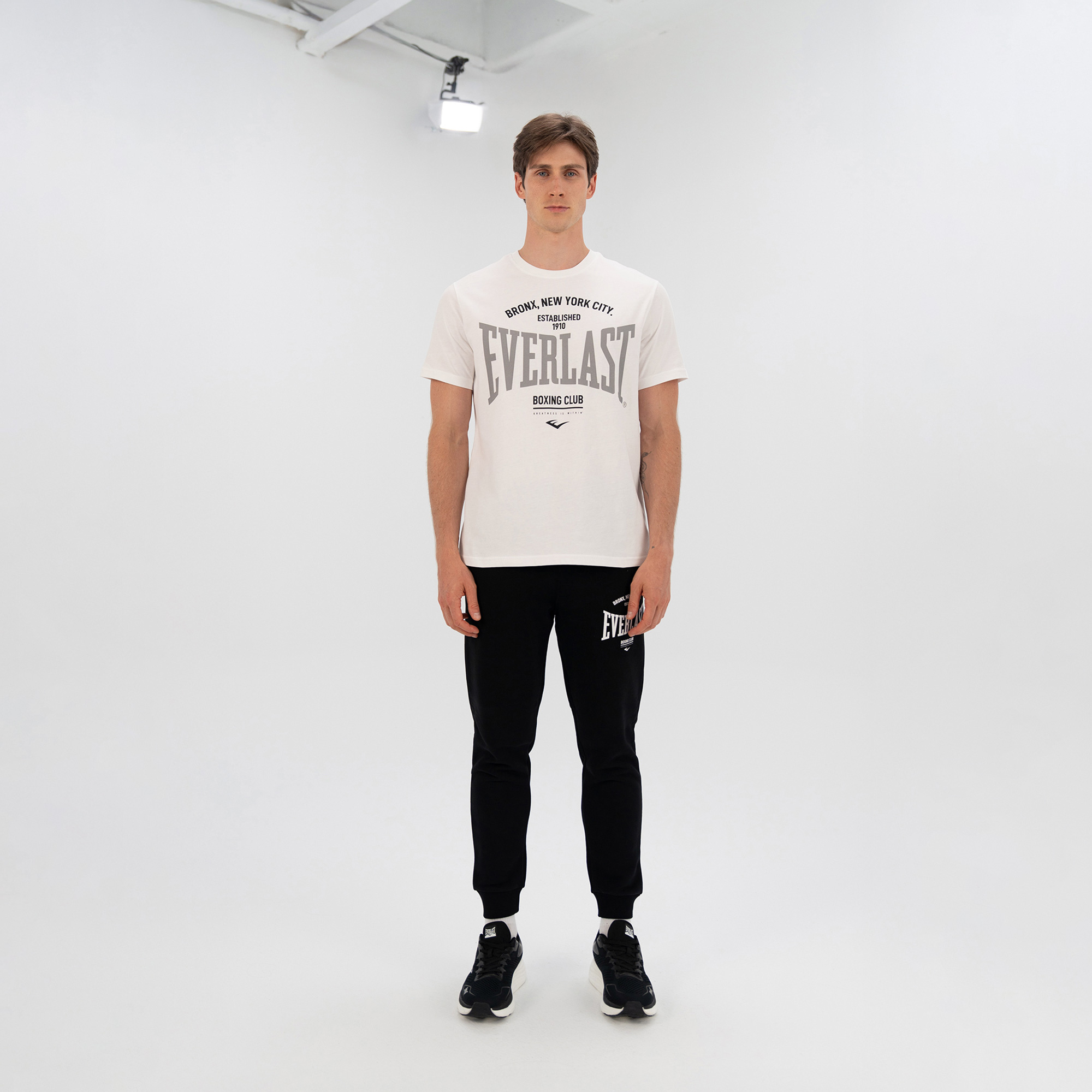  Everlast Bronx NYC Regular Erkek Siyah Eşofman Altı