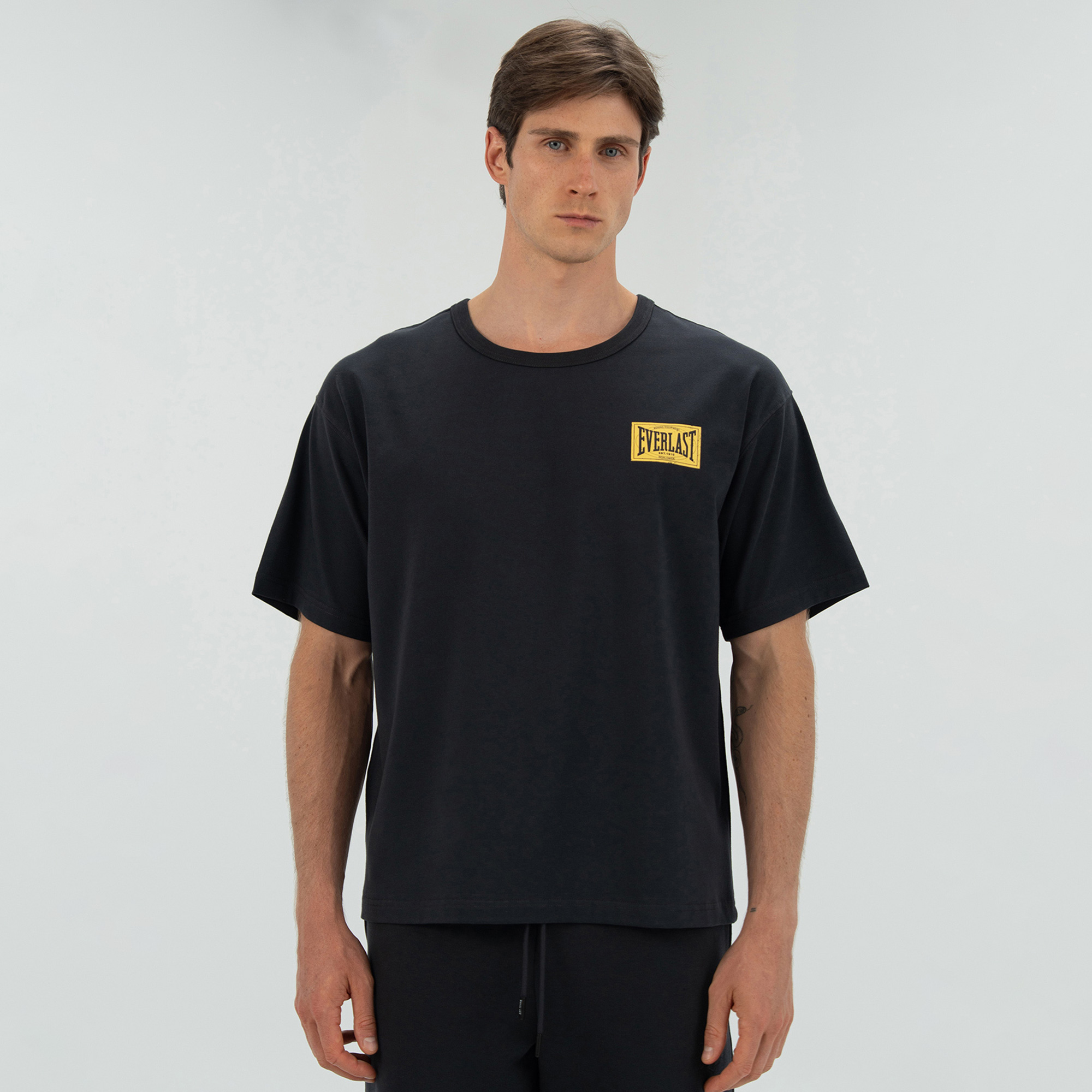  Everlast 1910 Classic Comfort Erkek Gri T-Shirt