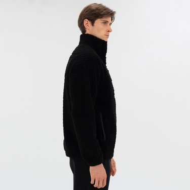 Everlast Winter Essentials Full Zip Sherpa Erkek Siyah Sweatshirt