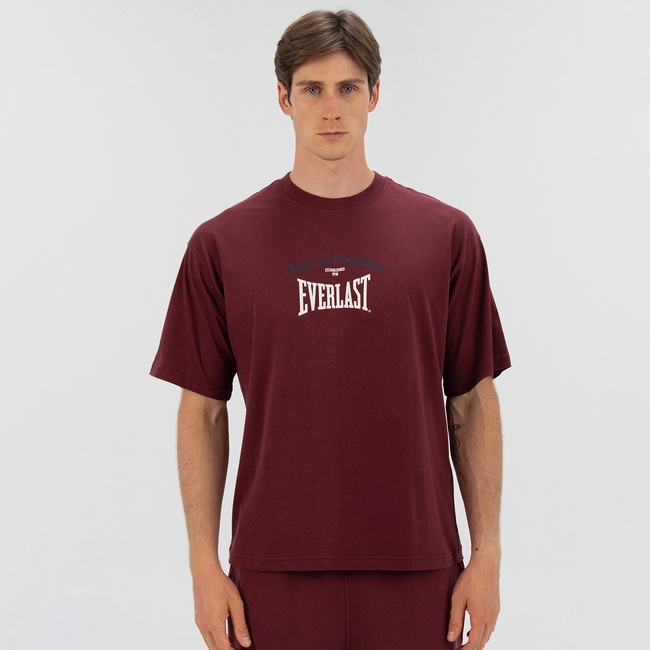  Everlast Heritage Champions Erkek Bordo T-Shirt