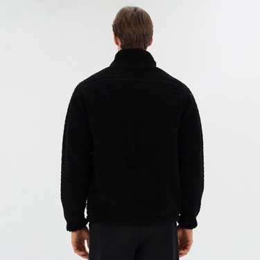  Everlast Winter Essentials Full Zip Sherpa Erkek Siyah Sweatshirt