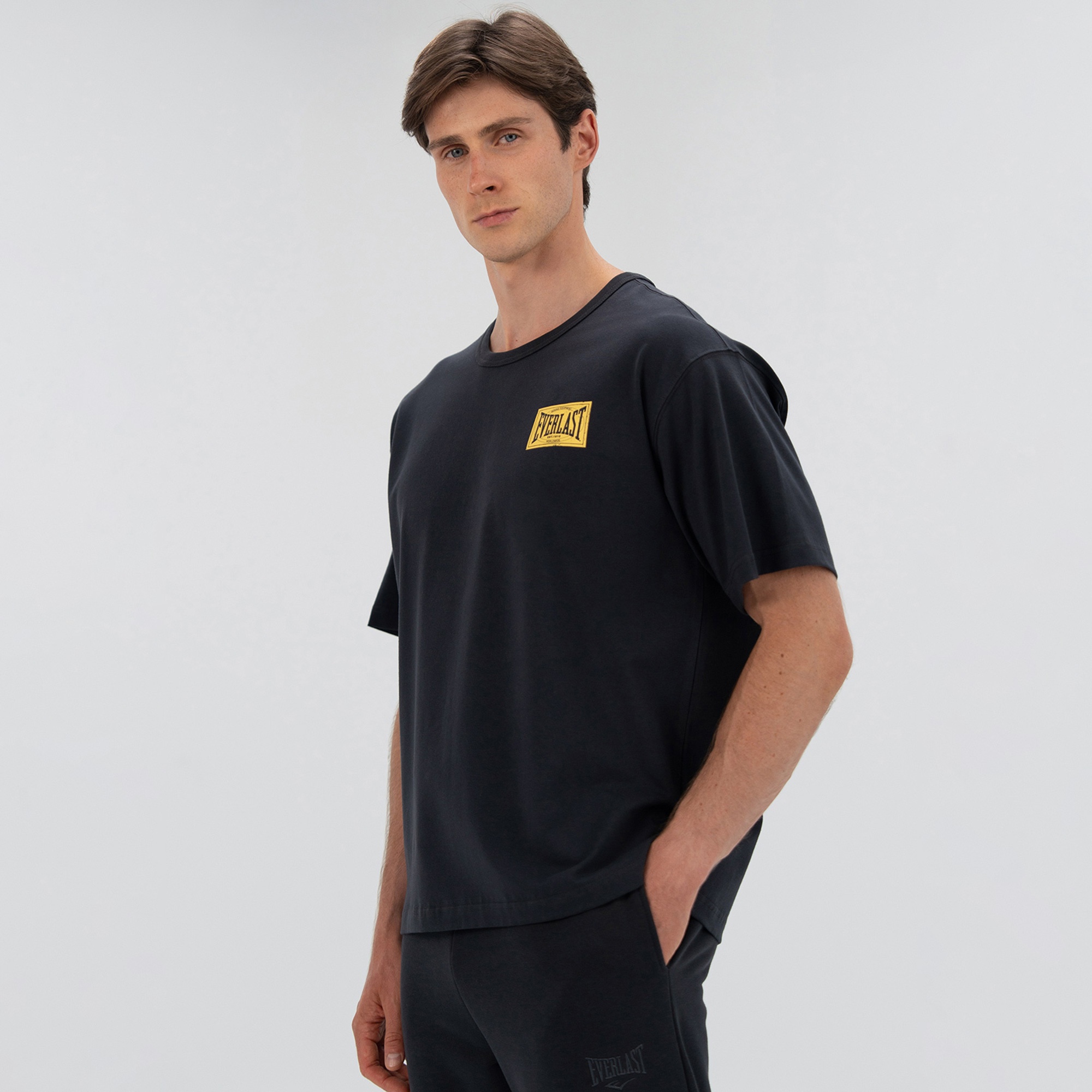 Everlast 1910 Classic Comfort Erkek Gri T-Shirt