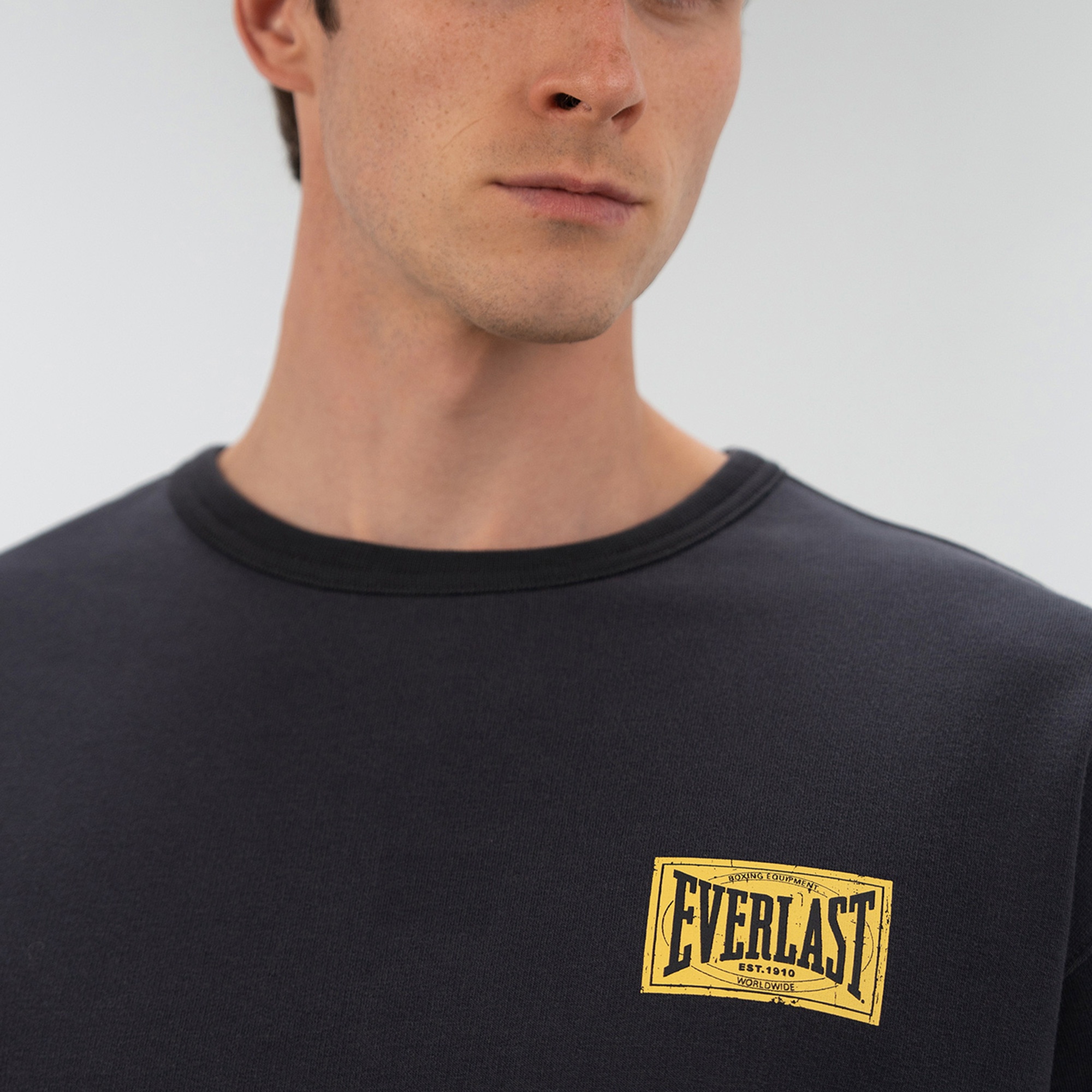 Everlast 1910 Classic Comfort Erkek Gri Sweatshirt