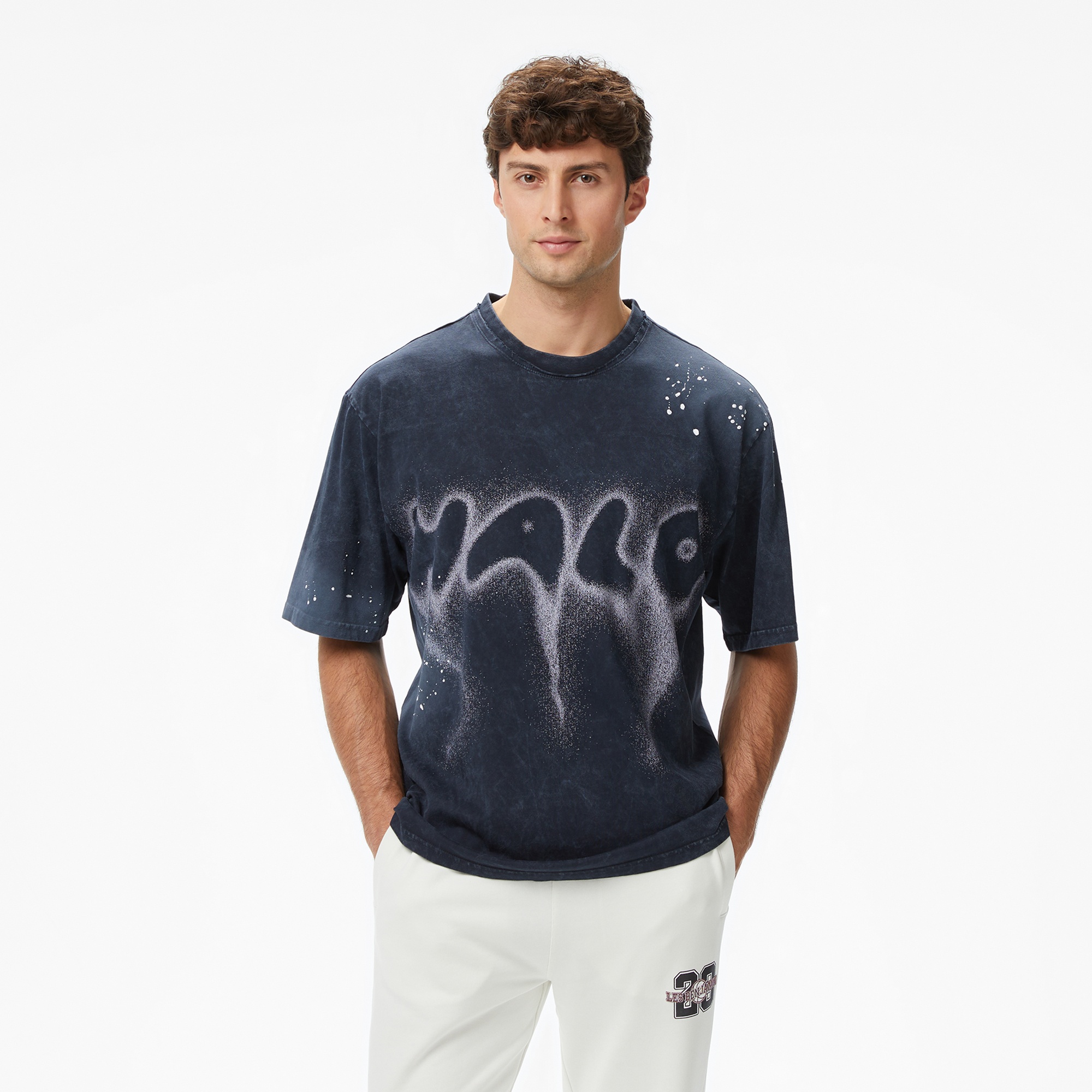 Les Benjamins Essentials 302 Erkek Mavi T-Shirt