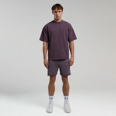  Everlast Bronx 1910 Oversize Erkek Mor T-Shirt