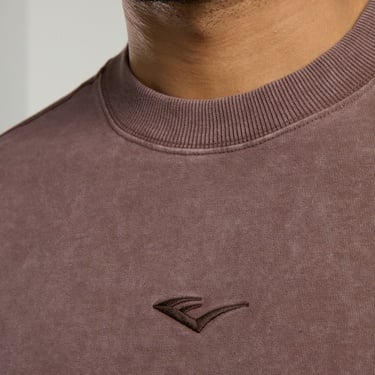  Everlast Bronx 1910 Oversize Erkek Kahverengi T-Shirt