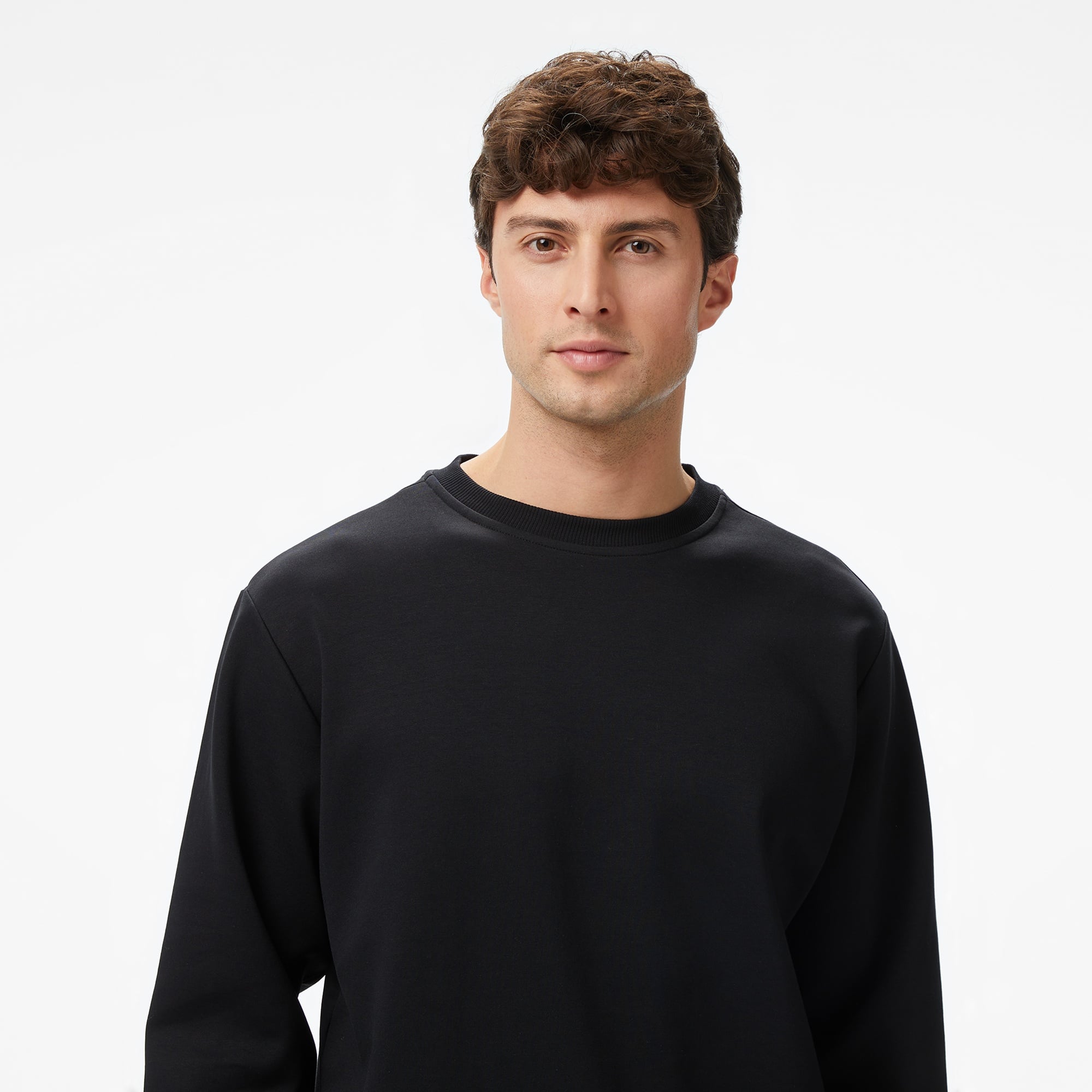 UNITED4 Erkek Siyah Sweatshirt