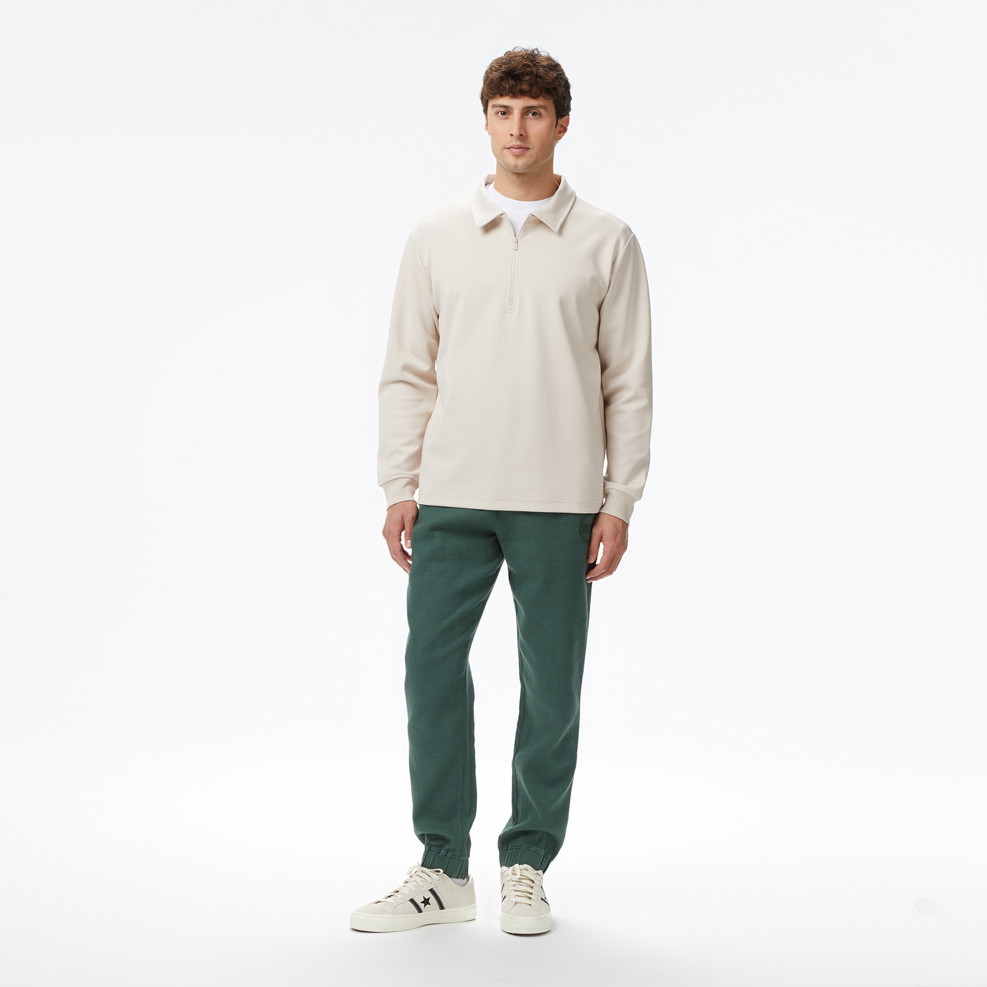 UNITED4 Erkek Krem Sweatshirt