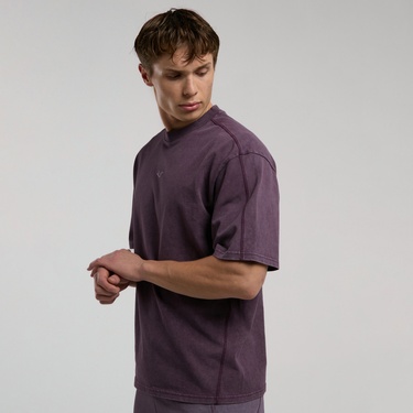  Everlast Bronx 1910 Oversize Erkek Mor T-Shirt